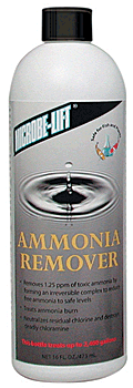 566028 WT-AR-P  Ammonia Remover, Pint - 16 oz.