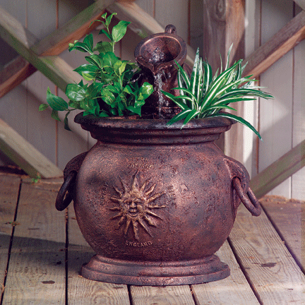 Little Giant 566763 FP-CK-C Copper Kettle with Planter