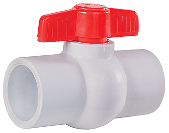 Little Giant 566250 BV-112S, Ball Valve 1-1/2 Slip, PVC