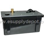 Little Giant 551320 3-ABS 115V 60Hz 1/2" Discharge - Shallow Pan Condensate Removal Pump