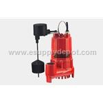 Red Lion 14942745 1/3 HP Cast Iron Sump Pump With Vertical Switch