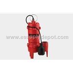 Red Lion 14942748, RL-WC50TA, 1/2 HP, 115V, Cast Iron Sewage Pump, Piggyback Tethered Float Switch, 2" Discharge