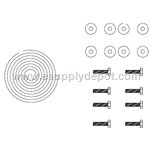 Little Giant 113006 Hardware Kit for 18" JK Cover