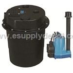 Little Giant 505055 WRS-5 115V 60Hz - 1/6 HP, 15 GPM @ 5' - Submersible Utility Pump, Water Removal System w/ 5 gal. tank & 10' power cord