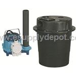 Little Giant 506055 WRS-6 115V 60Hz - 1/3 HP, 46 GPM @ 5'- Submersible Utility Pump, Water Removal System w/ 5 gal. tank & 10' power cord