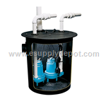 Little Giant Duplex Sewage Pump System