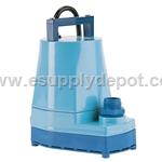 Little Giant 505714 5-MSP 230V 60Hz, 1/6 HP, 1200 GPH, 230V - Submersible Utility Pump, 10' power cord (Replaces 505202)