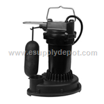 Little Giant 505703 5.5ASP 115V 60Hz - 1/4 HP, 35 GPM - Submersible Sump/Utility Pump, 25' power cord(Replaces 505701)